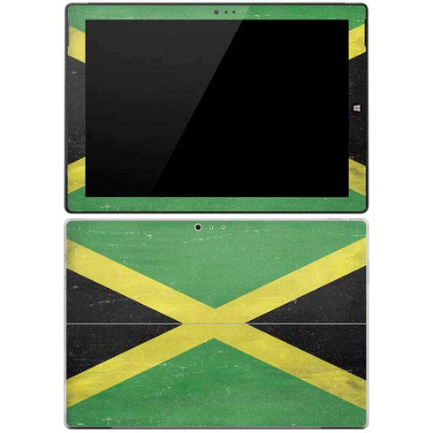 Jamaica Flag Distressed Surface Pro 3 Skin